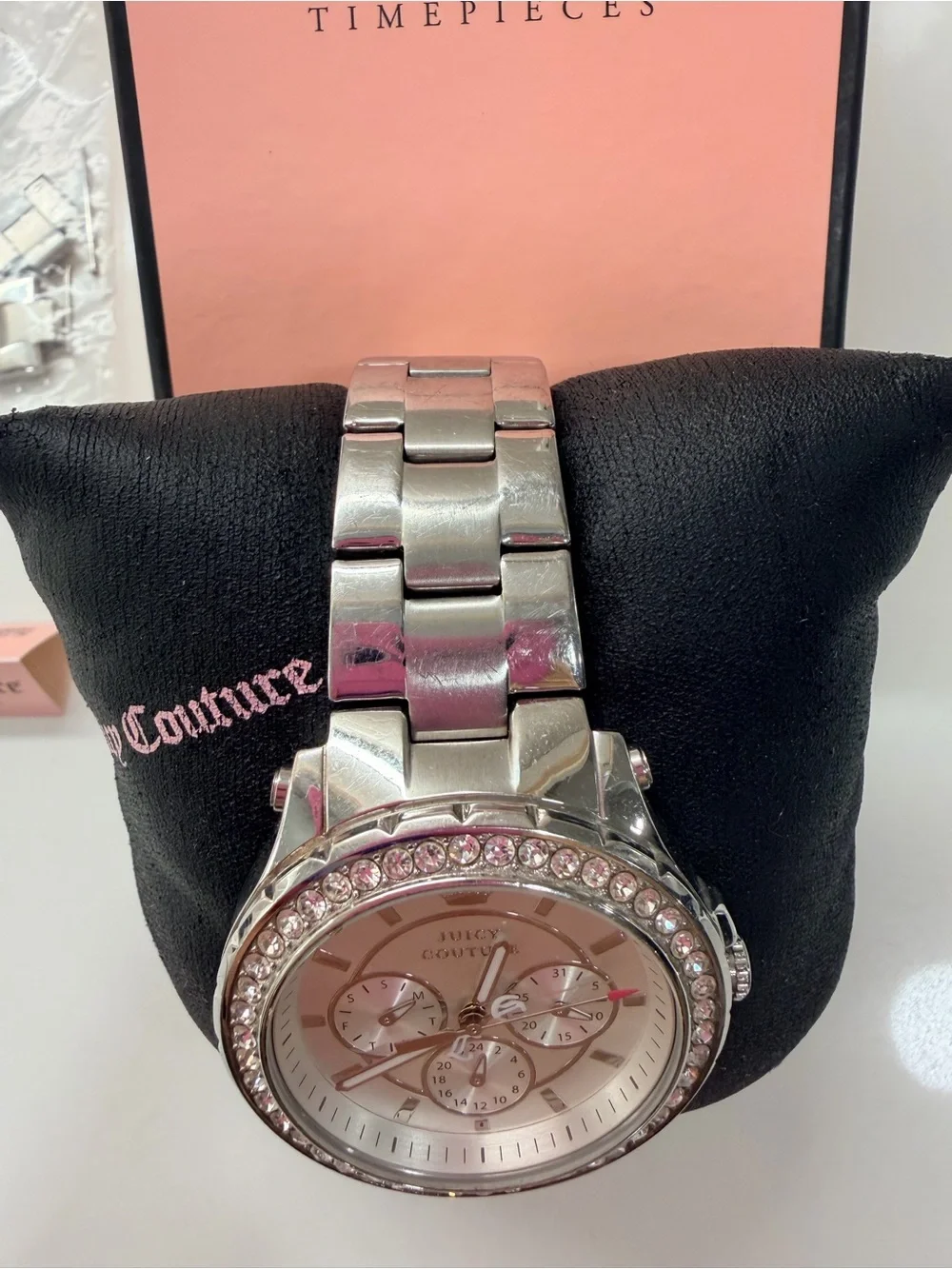 Juicy Couture Silver Bracelet Watch